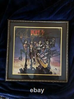 Autographed Signed By All Of Kiss Destroyer Vinyl Record Album