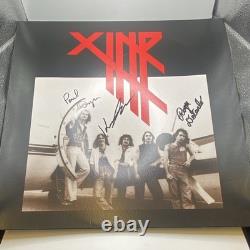 Autographed White Vinyl Record LP Signed Music Heavy Metal Rock-Portland, OR