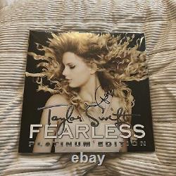 Autographed fearless platinum edition signed by taylor swift