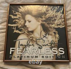 Autographed fearless platinum edition signed by taylor swift