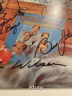 BEACH BOYS Stack O' Tracks 1976 UK LP Record 33 Signed Autographed Vinyl