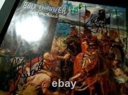 BOLT THROWER The IVth Crusade 1st press FULLY SIGNED ORIGINAL LINEUP