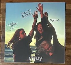 BOYGENIUS The Record Orange Swirl Vinyl & Entire Band SIGNED Picture Autographed