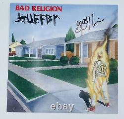 Bad Religion Signed Autographed Suffer Vinyl LP Record JSA COA