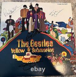 Beatles Yellow Submarine Vinyl Album Signed By All 4 + COA
