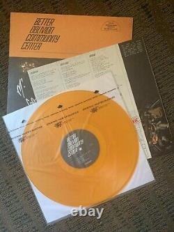 Better Oblivion Community Center Orange Vinyl Signed Phoebe Bridgers Conor