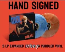 Billy Idol Rebel Yell Vinyl Expanded Edition Autographed Signed Limited 2LP NEW