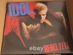 Billy Idol Rebel Yell Vinyl Expanded Edition Autographed Signed Limited 2LP New