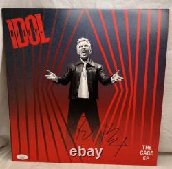 Billy Idol Signed The Cage EP Vinyl Record JSA COA Autographed