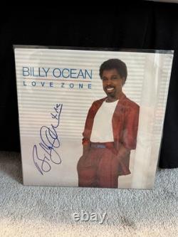 Billy Ocean Signed Autographed Album Record Vinyl Love Zone JSA Coa