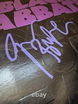 Black Sabbath Master of Reality vinyl LP Signed / Autographed Geezer Butler