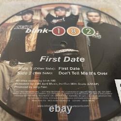 Blink 182 / First Date 7 Picture Vinyl Record EP 2001 Tom Delonge Autographed