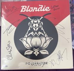 Blondie Pollinator Vinyl Signed x6 Including-Harry, Stein, Burke, Beckett WithLOA