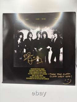 Bob Daisley Signed Ozzy Bark at the Moon Blue Vinyl Beckett Authentication