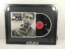 Bob Dylan Signed Vinyl Album The Times They Are A-Changin LP COA Framed