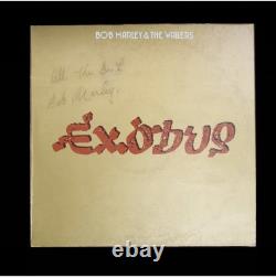 Bob Marley Exodus Album Cover Signed