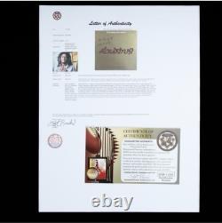 Bob Marley Exodus Album Cover Signed