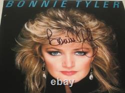 Bonnie Tyler-1983 Faster Than The Speed Of Night Signed Vinyl Lp-authenticated