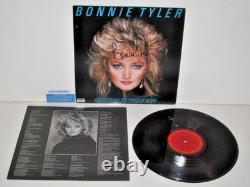Bonnie Tyler-1983 Faster Than The Speed Of Night Signed Vinyl Lp-authenticated