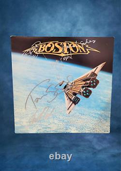 Boston signed vinyl record Third Stage 6 signatures
