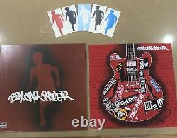 Box Car Racer Self Titled Black/Red/White Vinyl LP + Signed Poster + 5 Decals