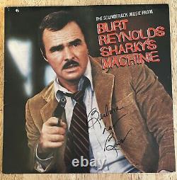 Burt Reynolds SIGNED Sharky's Machine Soundtrack 1981 VINYL Record LP Autograph