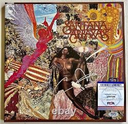 CARLOS SANTANA SIGNED ABRAXAS VINYL PSA/DNA COA AUTOGRAPHED AlBUM RECORD LEGEND