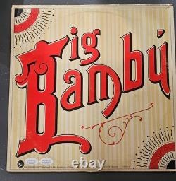 CHEECH & CHONG SIGNED VINYL RECORD BIG BAMBU JSA CERTIFIED Comedy Legends