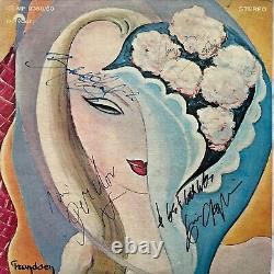 COA AUTOGRAPH Eric Clapton MWU 9703/4 VINYL LP JAPAN Signed