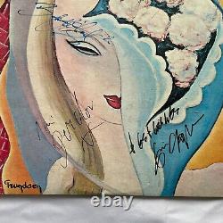 COA AUTOGRAPH Eric Clapton MWU 9703/4 VINYL LP JAPAN Signed