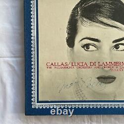 COA AUTOGRAPH Maria Callas AA-9112 3 VINYL LP OBI JAPAN Signed
