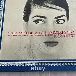 COA AUTOGRAPH Maria Callas AA-9112 3 VINYL LP OBI JAPAN Signed
