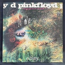 COA AUTOGRAPH Pink Floyd OP-80282 VINYL LP OBI JAPAN Signed