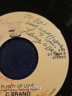 C-BRAND wired for games Northern Soul (r&b) 45 Signed Detroit International 82
