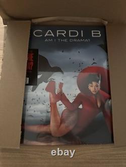 Cardi B AMI I THE DRAMA SIGNED VINYL ALBUM- sealed! Apple Red Edition