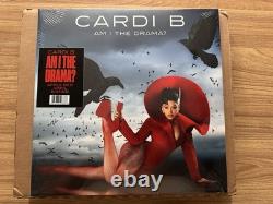 Cardi B AMI I THE DRAMA SIGNED VINYL ALBUM- sealed! Apple Red Edition