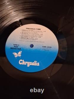 Certified Autographed Pat Benatar Precious Time Vynal 1981 Album
