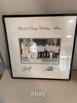 Cheech Marin Tommy Chong Signed Wedding Album Vinyl LP Record Comedy autographed