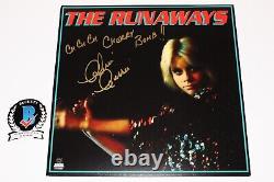 Cherie Currie Signed'the Runaways' Album Vinyl Record Beckett Coa Cherry Bomb
