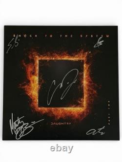 Chris Daughtry JSA Full Signed Autograph Record Vinyl Shock To The System Part 2