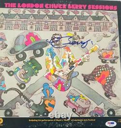 Chuck Berry Signed The London Sessions Lp Vinyl Record Autographed Psa K12