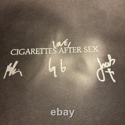 Cigarettes After Sex X's SIGNED Clear Vinyl