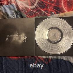 Cigarettes After Sex X's SIGNED Clear Vinyl