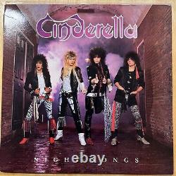 Cinderella Signed Album Autographed Lp Vinyl Record Night Songs Rare Jeff Sig