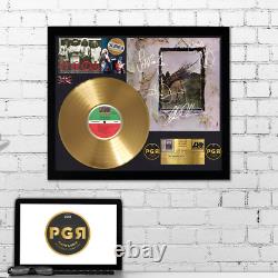 Copy Signed LP Vinyl Led Zeppelin Memorabilia Gift PGR