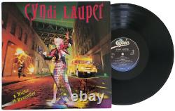 Cyndi Lauper Signed A Night to Remember Album COA Proof Autographed Vinyl Record Cyndi Lauper Signed A Night to Remember Album COA Proof Autographed Vinyl Record