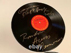 DAFT PUNK signed VINYL Rare RANDOM ACCESS MEMORIES Thomas Guy Grammy 2014 Record
