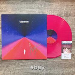 DJ Audien Autographed Escapism Pink Rare Vinyl Record LP Nate Rathbun Signed JSA