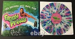 DJ Jazzy Jeff Fresh Prince Yo Home To Bel Aire Vinyl Record Splatter Autographed