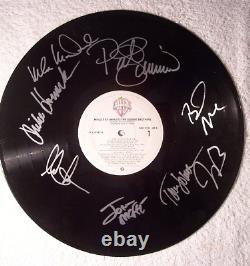 DOOBIE BROTHERS Minute By Minute Signed Autographed Record Vinyl By 8 RARE